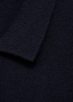 MANGO Kardigany I Swetry*Kardigan z prążkowanej dzianiny wełnianej