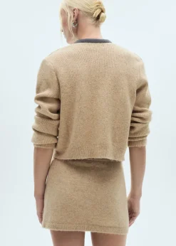 MANGO Kurtki|Swetry I Kardigany*Kardigan z prążkowanej dzianiny na guziki