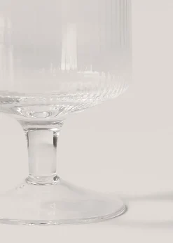 MANGO Szklanki I Kieliszki*Kieliszek ze szkła z fakturą w linie