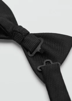 MANGO Krawaty, Muszki I Chusteczki Do Nosa*Klasyczna muszka z drobną teksturą