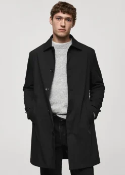 MANGO Płaszcze|Trencze*Klasyczny wodoodporny trencz