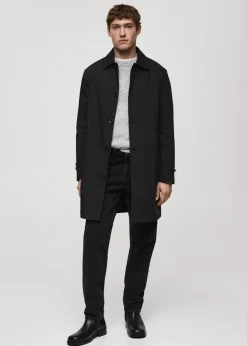 MANGO Płaszcze|Trencze*Klasyczny wodoodporny trencz