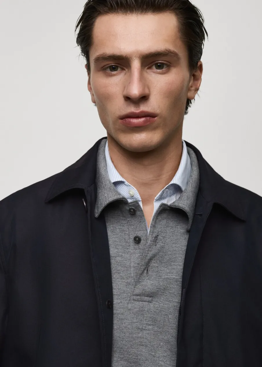 MANGO Płaszcze|Trencze*Klasyczny wodoodporny trencz