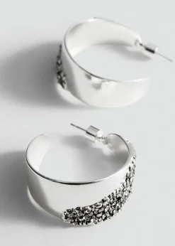 MANGO Biżuteria*Kolczyki koła strass