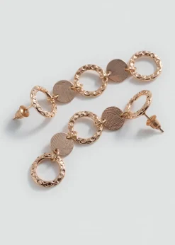 MANGO Biżuteria*Kolczyki połączone koła