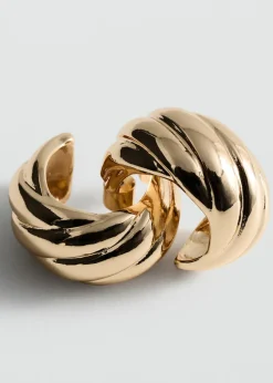 MANGO Biżuteria*Kolczyki splecione koła