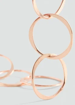 MANGO Biżuteria*Kolczyki splecione koła