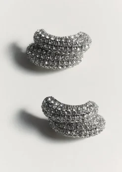 MANGO Biżuteria*Kolczyki szlifowane kryształki