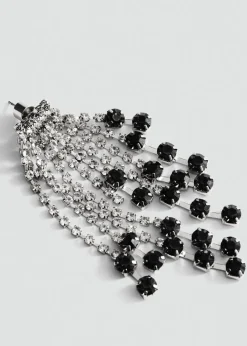 MANGO Biżuteria*Kolczyki wiszące z fasetowanych kryształków