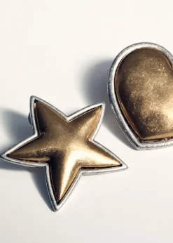 MANGO Biżuteria*Kolczyki z łączonych elementów