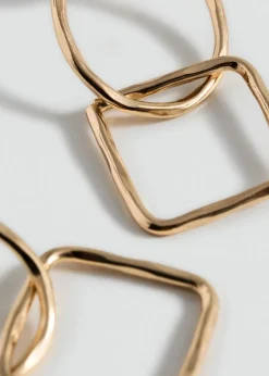 MANGO Biżuteria*Kolczyki z motywem przeplotu