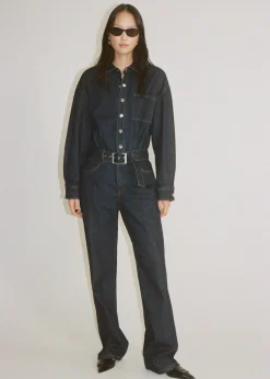 MANGO Sukienki I Kombinezony*Kombinezon dżinsowy z paskiem