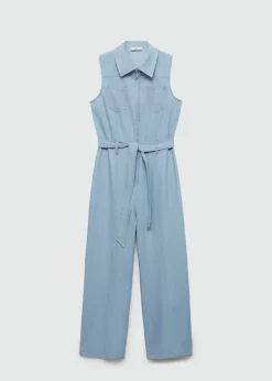 MANGO Sukienki I Kombinezony*Kombinezon dżinsowy z paskiem