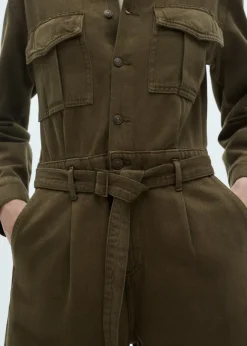 MANGO Sukienki I Kombinezony*Kombinezon dżinsowy z paskiem