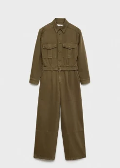 MANGO Sukienki I Kombinezony*Kombinezon dżinsowy z paskiem