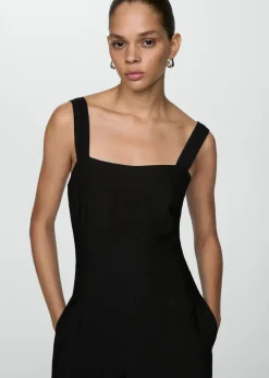 MANGO Sukienki I Kombinezony*Kombinezon na ramiączkach z długimi nogawkami