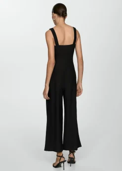 MANGO Sukienki I Kombinezony*Kombinezon na ramiączkach z długimi nogawkami