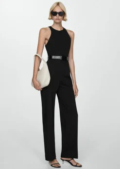 MANGO Sukienki I Kombinezony*Kombinezon na suwak z paskiem