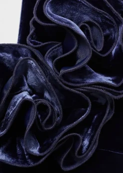 MANGO Sukienki I Kombinezony*Kombinezon z aksamitu na szerokich ramiączkach z rozszerzanymi nogawkami