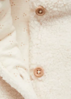 Dzieci MANGO Płaszcze I Kurtki*Kombinezon z baranka z kapturem