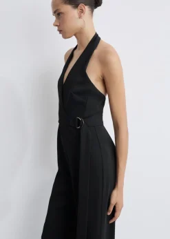 MANGO Sukienki I Kombinezony*Kombinezon z dekoltem halter i paskiem