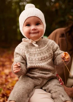 Dzieci MANGO Sukienki I Kombinezony|Kombinezony I Ogrodniczki*Kombinezon z dzianiny z żakardowym wzorem