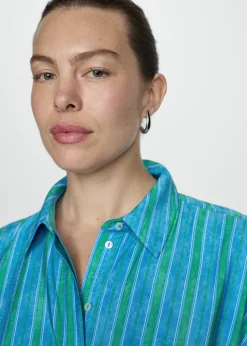 MANGO Sukienki I Kombinezony*Kombinezon z koszulowym kołnierzykiem wiązany w pasie