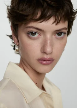 MANGO Sukienki I Kombinezony*Kombinezon z koszulowym kołnierzykiem z lyocellu