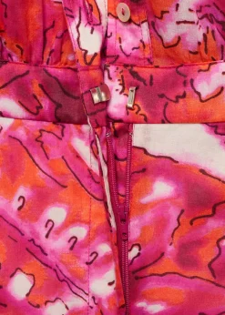 MANGO Sukienki I Kombinezony*Kombinezon z koszulowym kołnierzykiem i nadrukiem