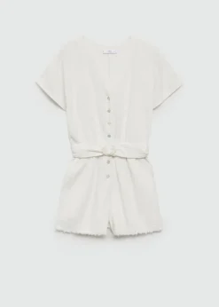 MANGO Sukienki I Kombinezony*Kombinezon z krótkimi nogawkami i paskiem