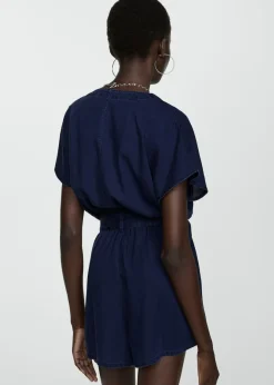 MANGO Sukienki I Kombinezony*Kombinezon z krótkimi nogawkami i paskiem