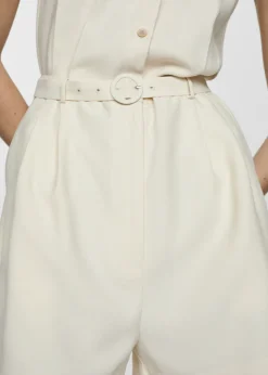 MANGO Sukienki I Kombinezony*Kombinezon z krótkimi nogawkami i paskiem