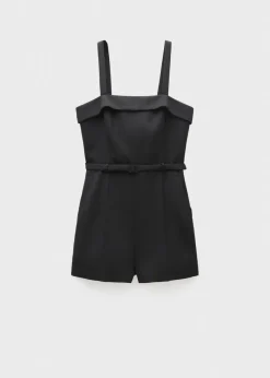 MANGO Sukienki I Kombinezony*Kombinezon z krótkimi nogawkami i paskiem