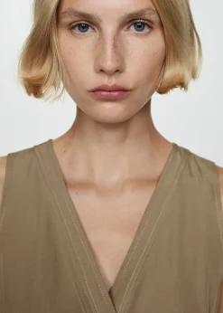 MANGO Sukienki I Kombinezony*Kombinezon z lyocellu z paskiem