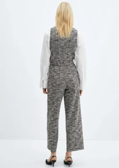 MANGO Sukienki I Kombinezony*Kombinezon z melanżowego tweedu