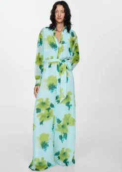 MANGO Sukienki I Kombinezony*Kombinezon z nadrukiem i kokardą