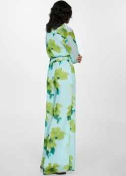 MANGO Sukienki I Kombinezony*Kombinezon z nadrukiem i kokardą