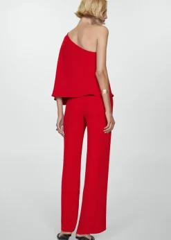 MANGO Sukienki I Kombinezony*Kombinezon z peleryną i asymetrycznym rękawem