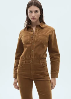 MANGO Sukienki I Kombinezony*Kombinezon z rozszerzanymi rękawami