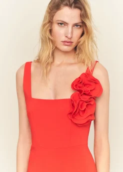 MANGO Sukienki I Kombinezony*Kombinezon z rozszerzanymi nogawkami i dużymi kwiatami