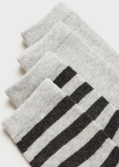 Dzieci MANGO Bielizna I Skarpetki|Akcesoria*Komplet 2 par skarpet w pasy