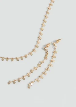 MANGO Biżuteria*Komplet naszyjnik i kolczyki