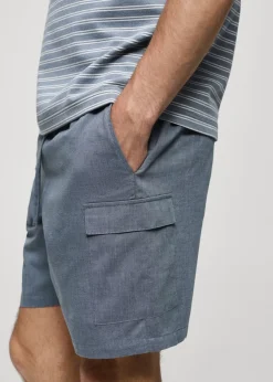 MANGO Piżamy*Komplet piżama z bawełny w paski