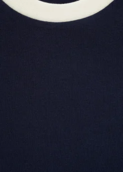 MANGO Koszulki*Kontrastowa koszulka z guzikami