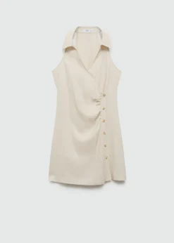 MANGO Sukienki I Kombinezony*Kopertowa sukienka koszulowa