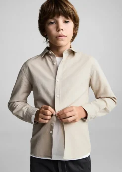 Dzieci MANGO Koszule*Koszula bawełniana regular fit