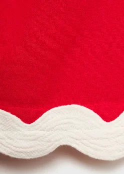 MANGO Koszule I Bluzki*Koszula bawełniana z kontrastowymi lamówkami