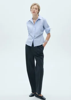 MANGO Koszule I Bluzki*Koszula bawełniana z marszczeniem