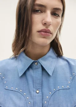 MANGO Koszule I Bluzki*Koszula bawełniana z ćwiekami