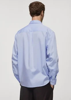 MANGO Koszule*Koszula boxy fit z 100% bawełny